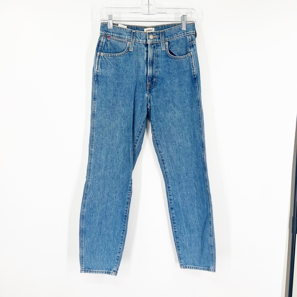 Sunday Best Aritzia High Rise Tapered Jeans